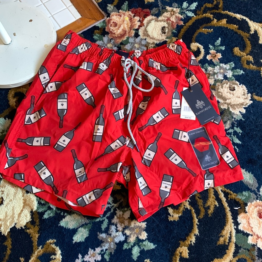 Rainforest Men’s‎ swimming trunks. NWT. Retail 69